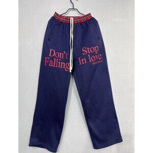 Y2K Straight-Leg Joggers - Elastic Drawstring Waist, and Plaid Detail